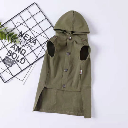 Hooded Dog Sweater for Small Dogs with Snowflake Design Warm Cotton Pet Clothes