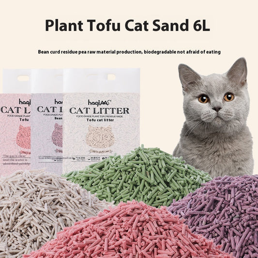 Original Tofu Cat Litter 6L Green Tea Mixed Plant