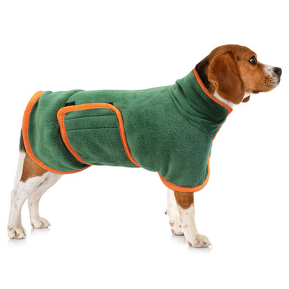 Dog Bathrobe Microfiber Pet Drying Coat for Small Medium and Large Dogs Fast Dry Beach Towel
