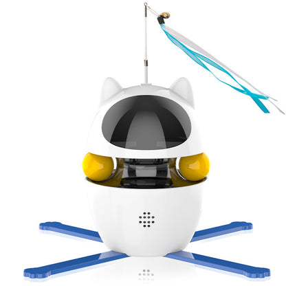 Automatic Interactive Cat Toy – Self-Hitting Elastic Rope for Kittens