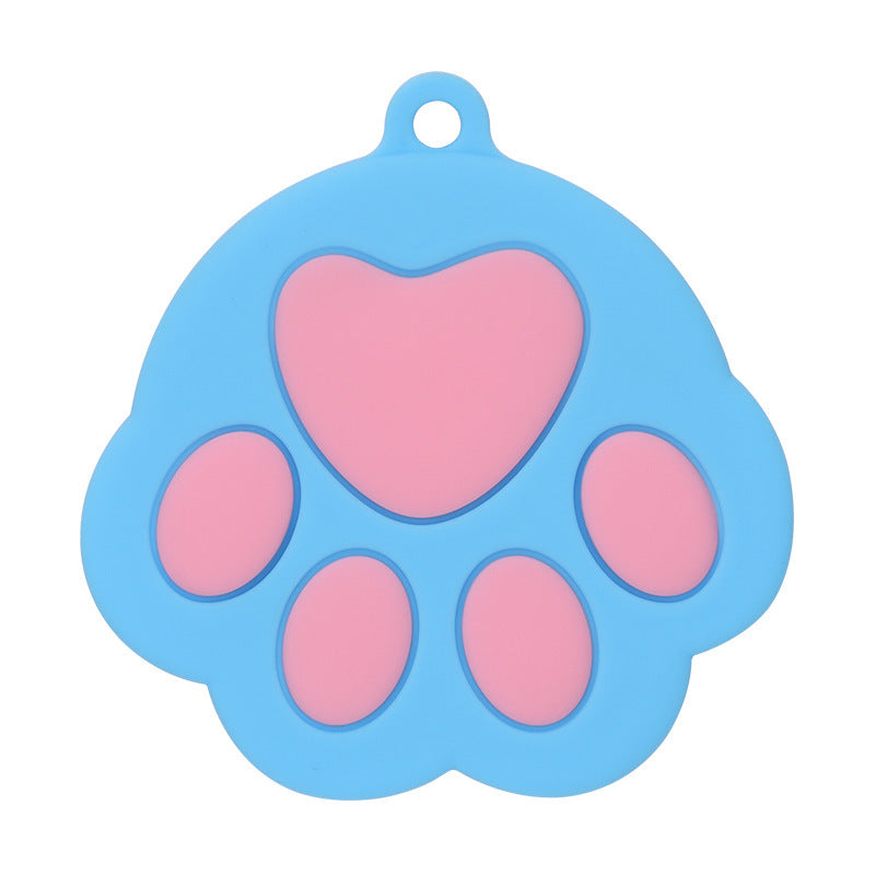 Silicone Dog's Paw Modeling Pet Can Lid