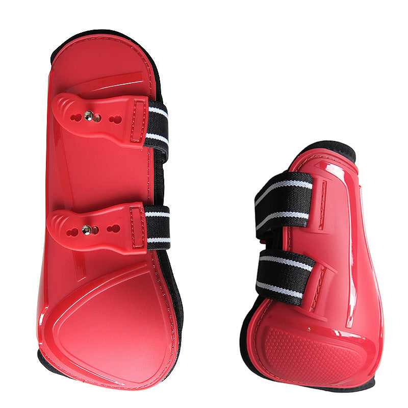 Color PU Hard Shell Barrier Horse Leg Guard