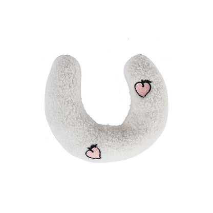 Soft Cotton Dog & Cat Moon Pillow