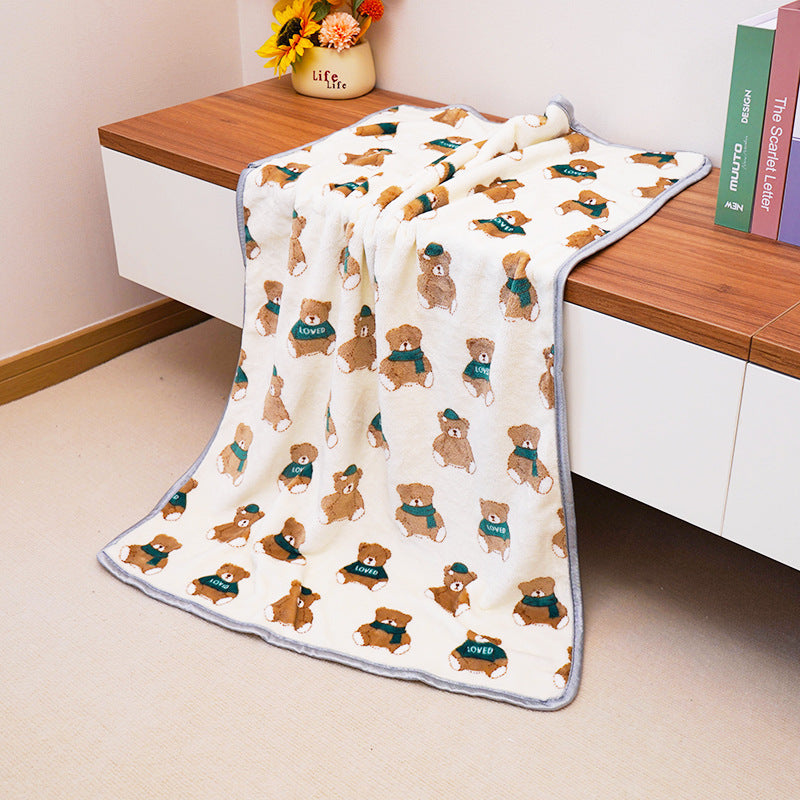 Soft Warm Pet Blanket Cozy Sleep Pad for Dogs and Cats