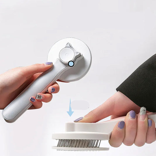 Self-Cleaning Cat & Dog Grooming Brush