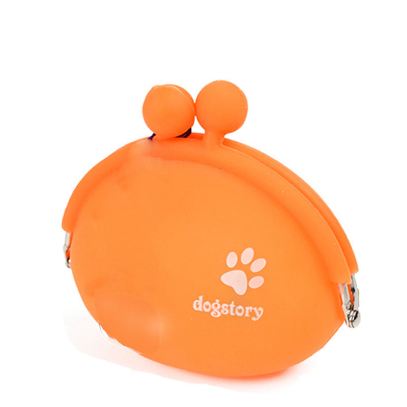 Silicone Pet Dog Train Food Snacks Pockets Bag Walking Dog Training Food Storage Waist Pet Travel Outdoor Product Dog Treat Bag