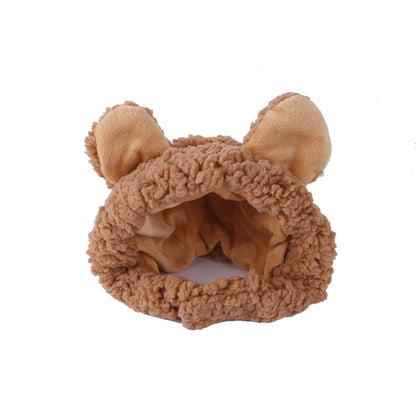 Curly Hair Pet Hat for Cats and Dogs