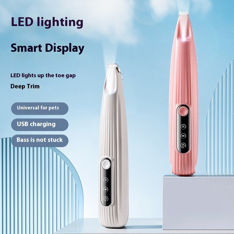 LED Pet Trimmer Precision Grooming Clipper