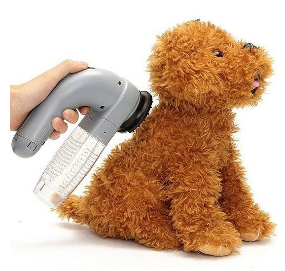 Portable Electric Pet Hair Vacuum for Grooming & Cleaning