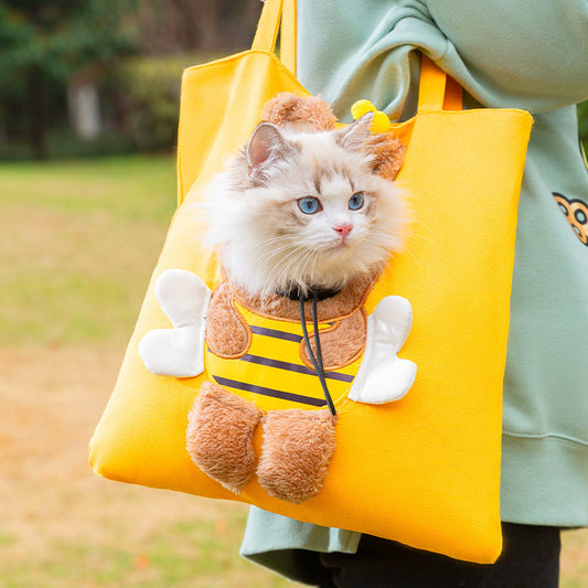 Bee Out Canvas Pet Bag