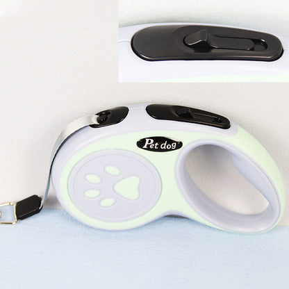 Hand Holding Rope One-click Brake For Walking The Dog Retractable Leash Hand Holding Rope