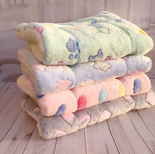 Soft Flannel Pet Blanket for Dogs & Cats