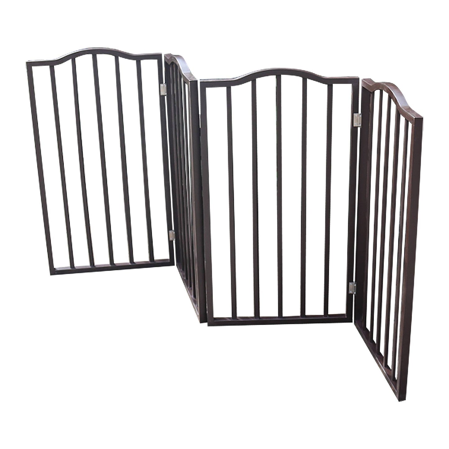 Pet Gate,Dog Gate For Doorways,Stairs Or House,standing, Folding,Arc Wooden