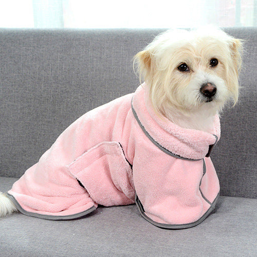 Quick Drying Pet Bathrobe Towel for Dogs And Cats