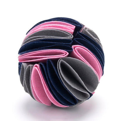 Foldable Dog Snuffle Ball Dog Training Toys Increase IQ Pet Cat Training Games Feeding Intelligence Toy