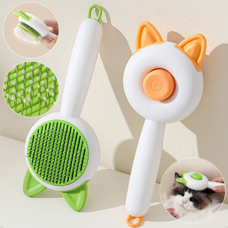 Self Cleaning Pet Hair Remover Brush