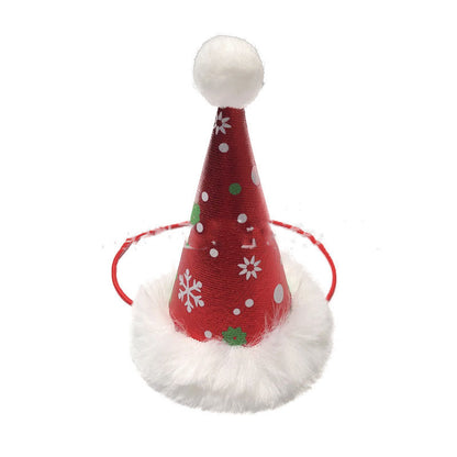 Christmas Pet Hat and Bow Tie Set for Holiday Season