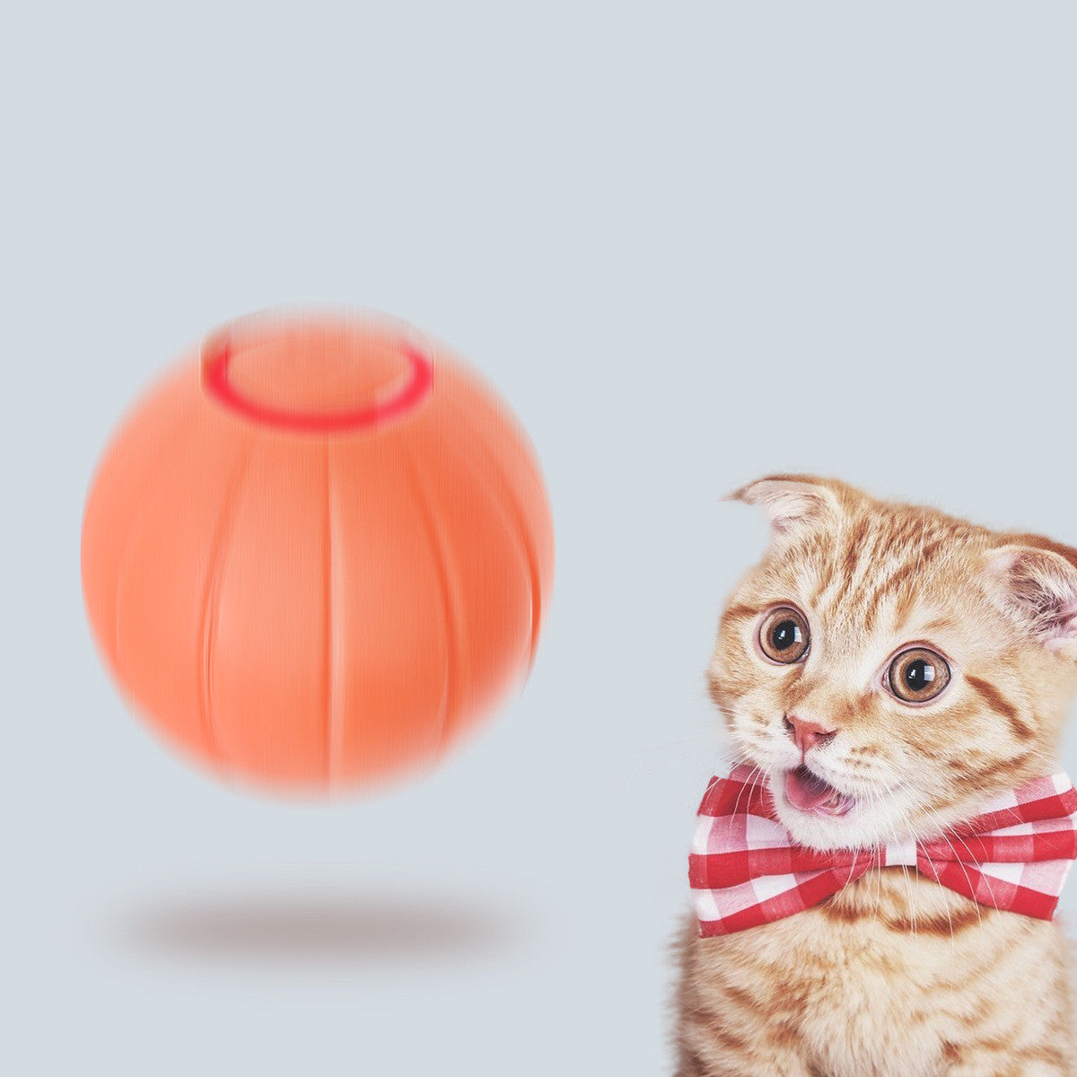 Smart Bouncing Rolling Silicone Ball Toy Funny Cat Bite