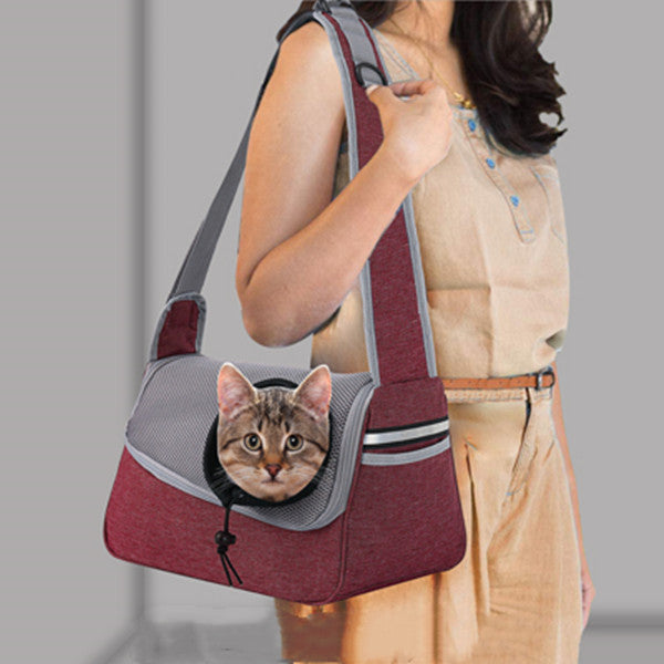 Go Out Portable Breathable Puppy Ultra-light Messenger Shoulder Small Pet Bag