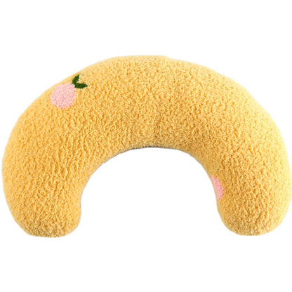 Soft Plush U-Shaped Pet Pillow for Cats & Small Dogs