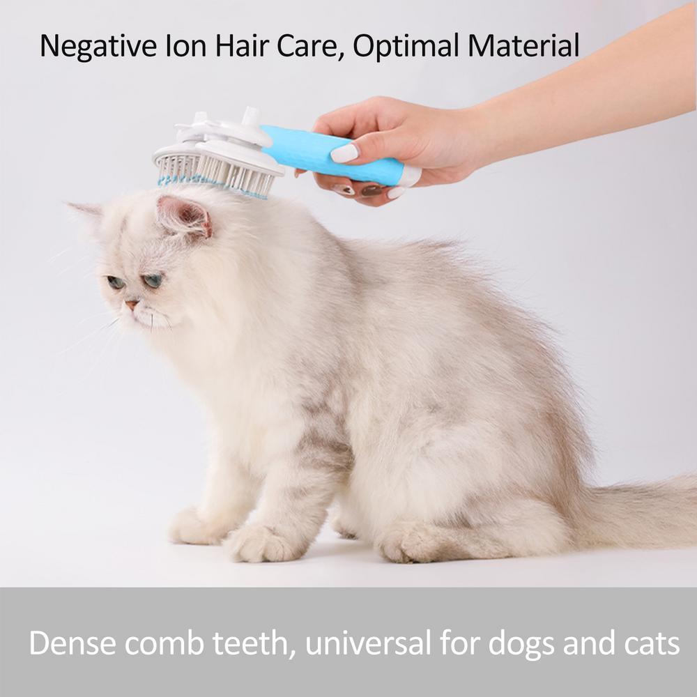 Double Headed Negative Ion Pet Brush