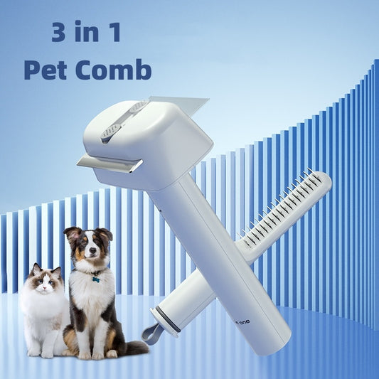 3 in 1 Pet Hair Detangling & Grooming Comb