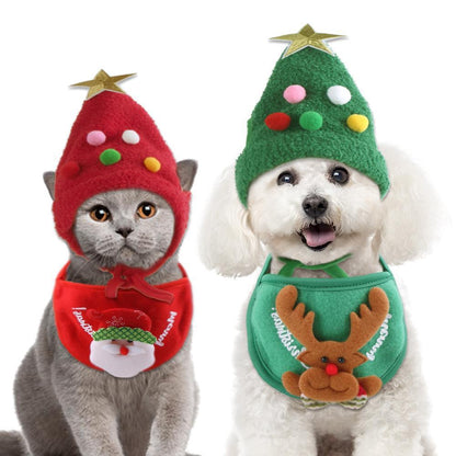 Christmas Tree Hat for Dogs and Cats