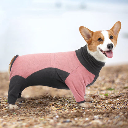 Thick Fleece Dog Coat Warm Winter Jacket for Cold Weather
