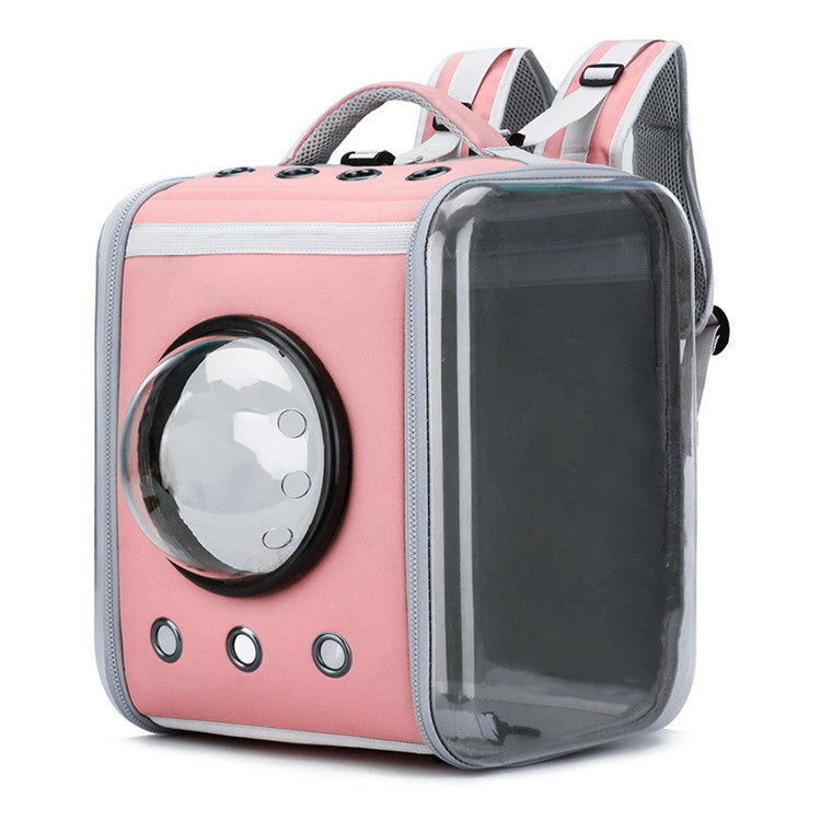 New Cat Bag Transparent Space Capsule Pet Backpack Foldable Eva Pet Bag