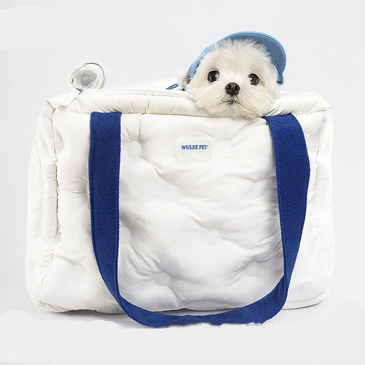 One Shoulder Portable Medium-sized Pet Bag To Keep Warm In Winter