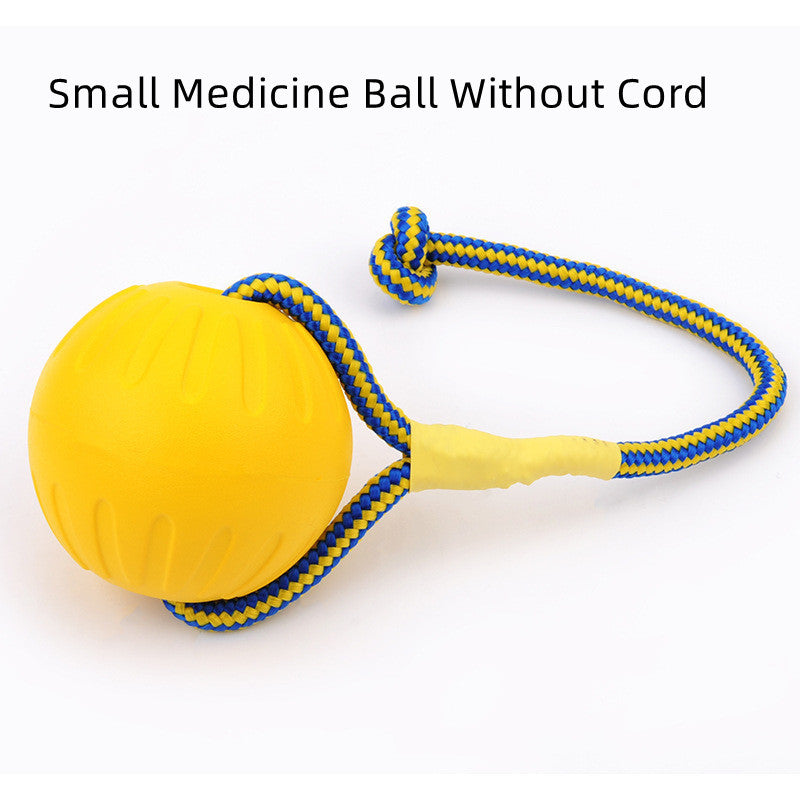 EVA Floating Pet Dog Training  Ball Puppy Bite Resistant Ball With Rope Pet Training Ball Chew Toys For Pet Supplies