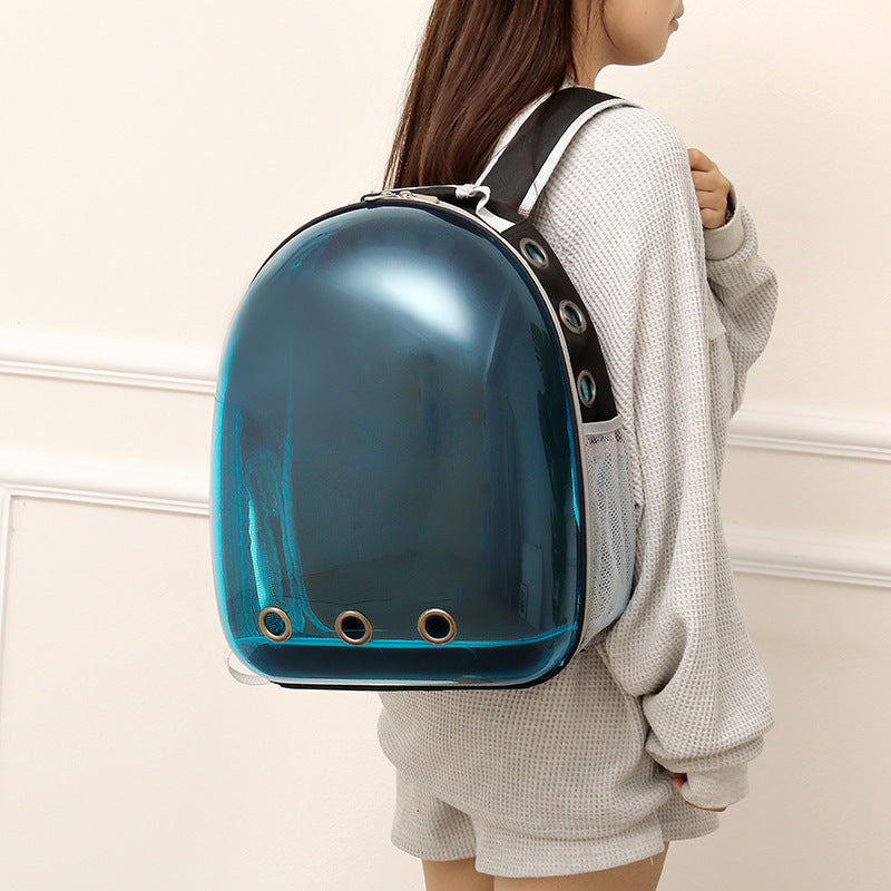 The New Space Capsule Transparent Outgoing Breathable Double-shoulder Pet Bag