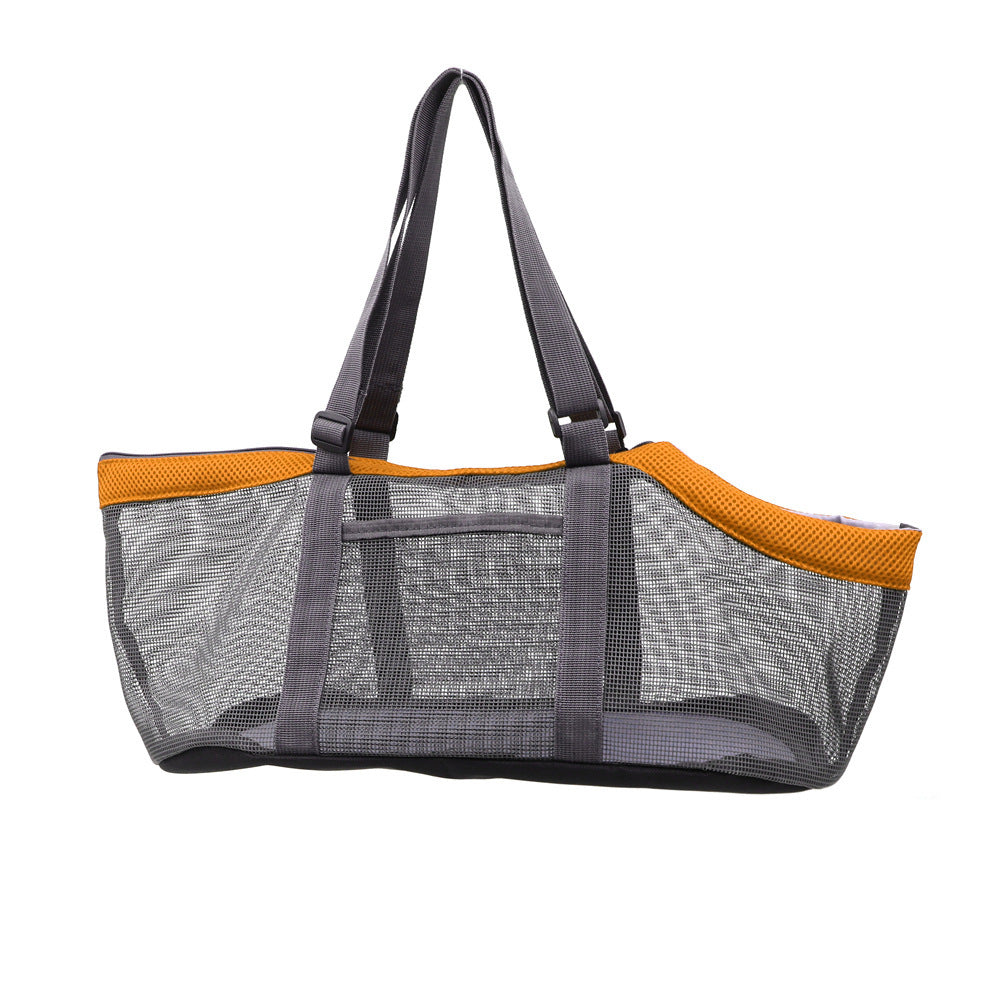 Portable Foldable Pet Panoramic Breathable Large-Capacity Handbag