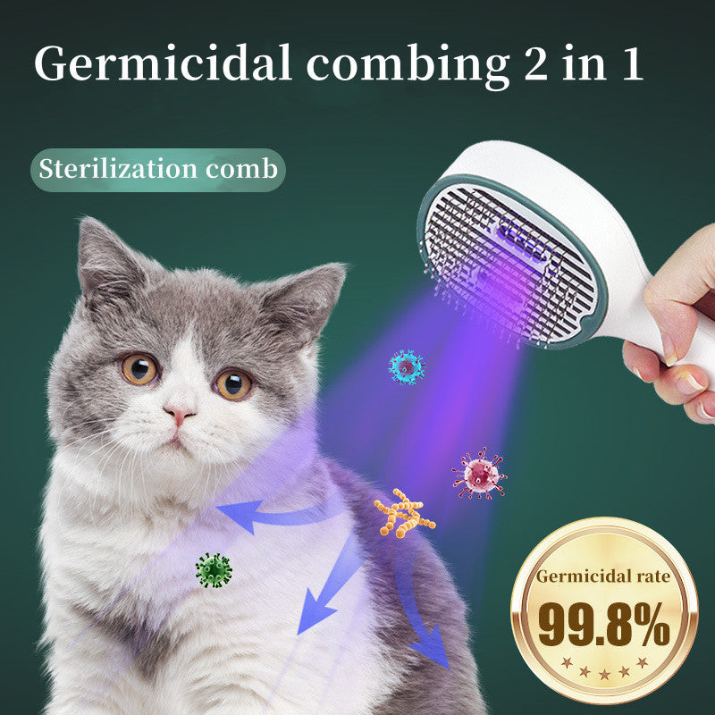 UVC Sterilization Pet Grooming Comb