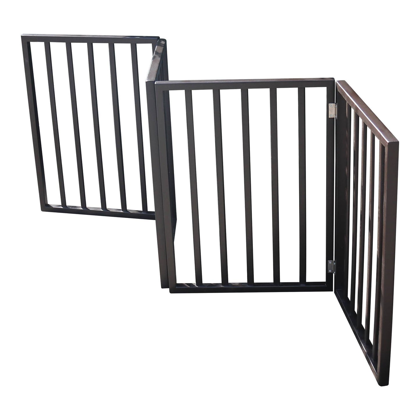 Pet Gate - Dog Gate For Doorways,Stairs Or House-standing, Folding