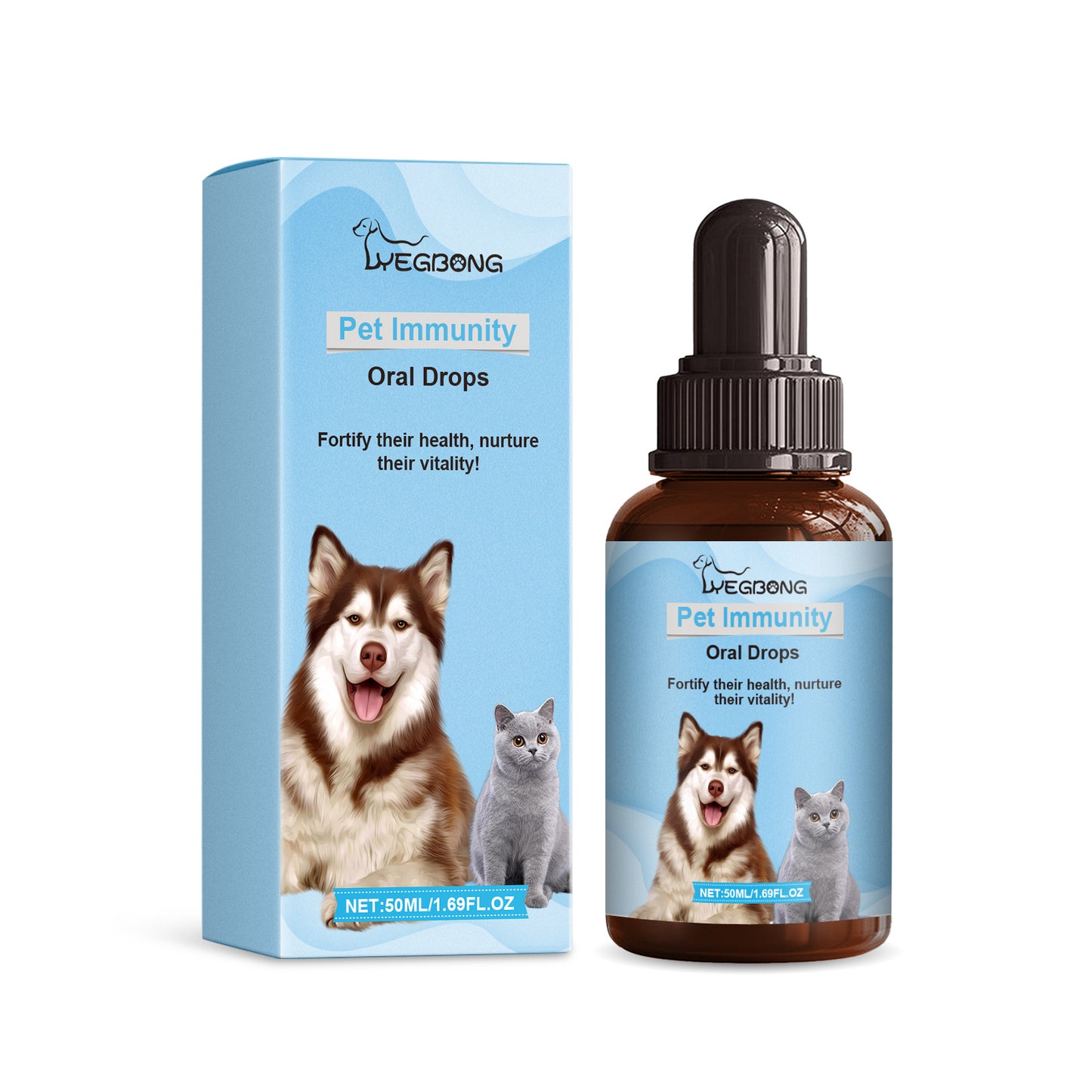 Pet Immunity Oral Drops For Cats And Dogs, Special Nutrition Immune Health Care Drops