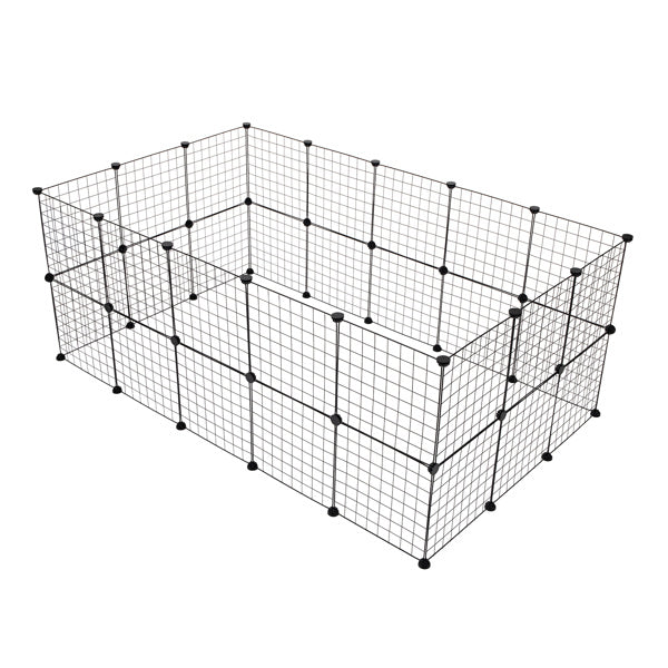 32 Pieces Of 2-layer Wire Mesh Fence