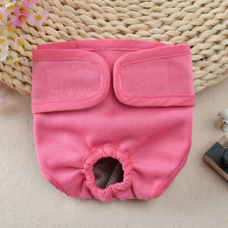 Fashion Simple Pet Velcro Menstrual Panties