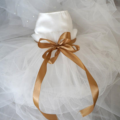 Fei Pet Wedding Skirt Cat Dress Dog Clothes