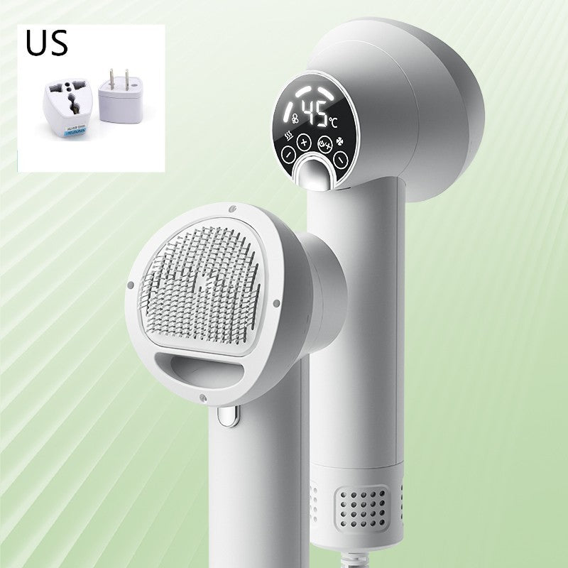 Smart Pet Hair Dryer & Comb - Silent Grooming Tool