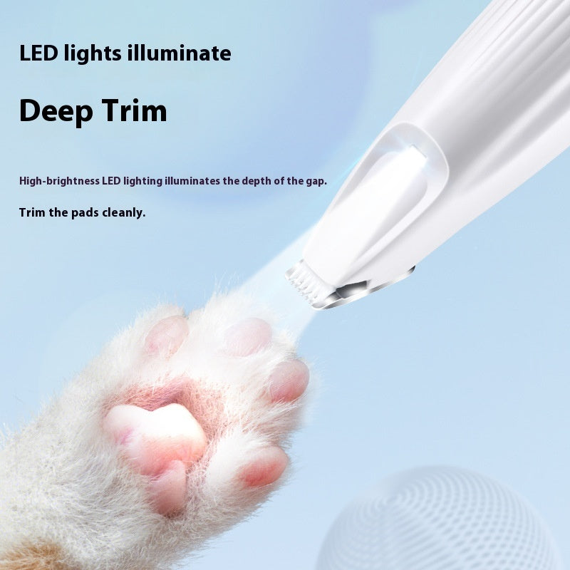 LED Pet Trimmer Precision Grooming Clipper