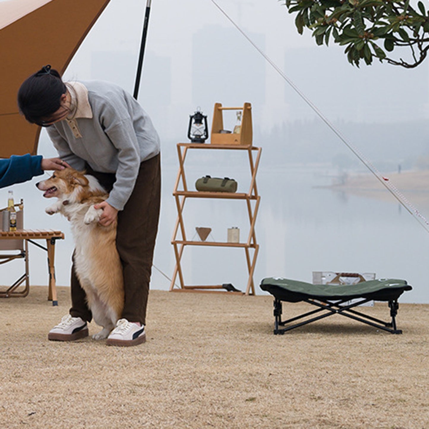 Outdoor Detachable Washable Folding Pet Bed