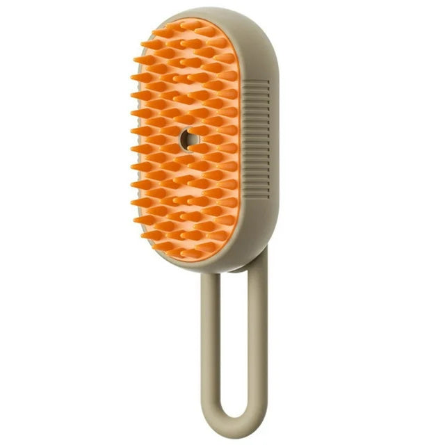 Electric Pet Grooming Brush with Steam Spray