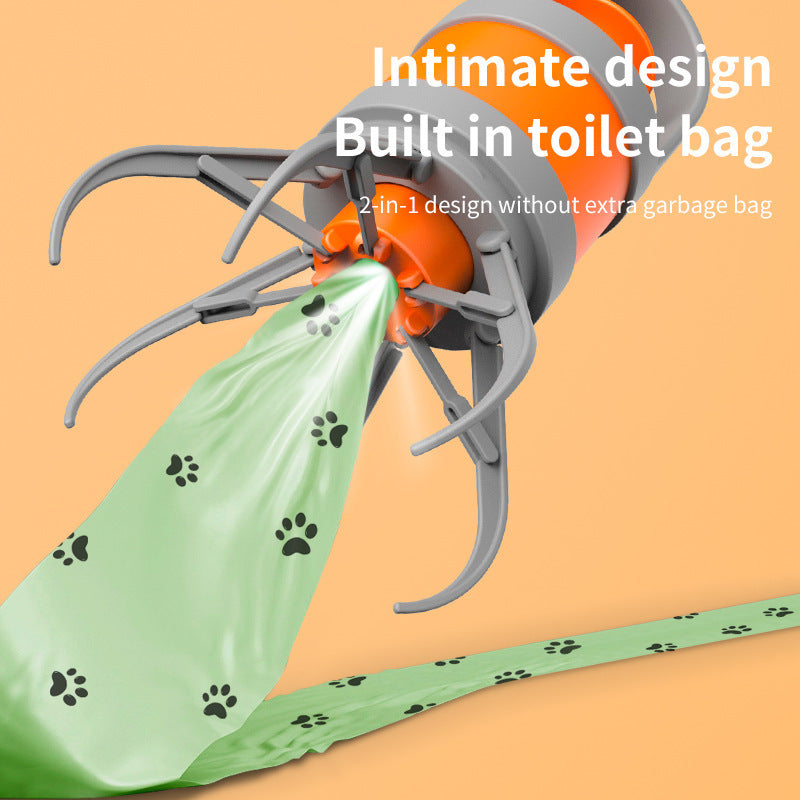 Pet Cleaning Supplies Cartoon Toilet Holder Toilet Bag Outdoor Shit Shovel Pet Toilet Picker