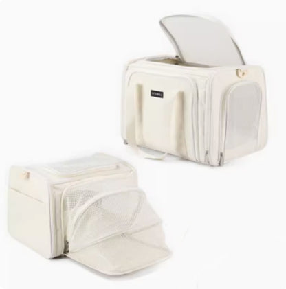 Chic Retro Crossbody Cat Carrier Bag