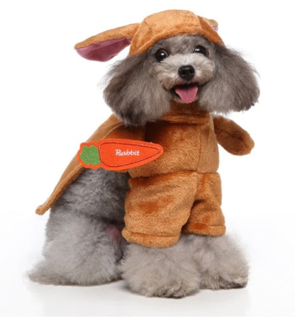 Cosplay Pet Supplies Standing Outfit Funny Dog Clothes for Halloween and Christmas