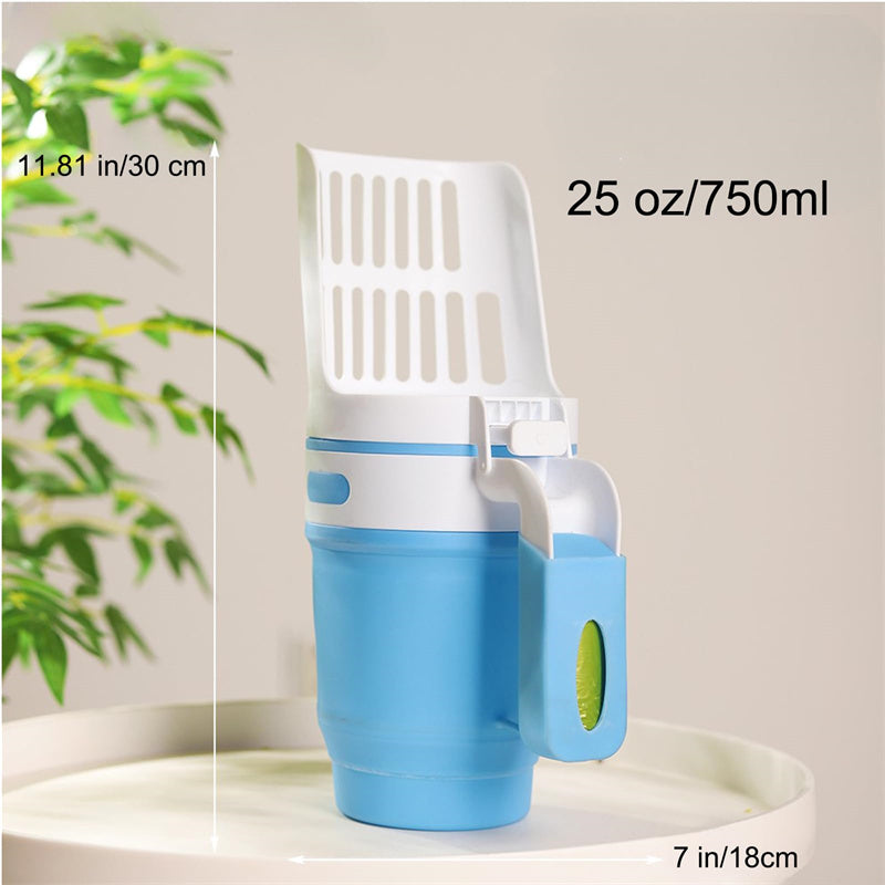 2-in-1 Cat Litter Scoop with Refill Bags