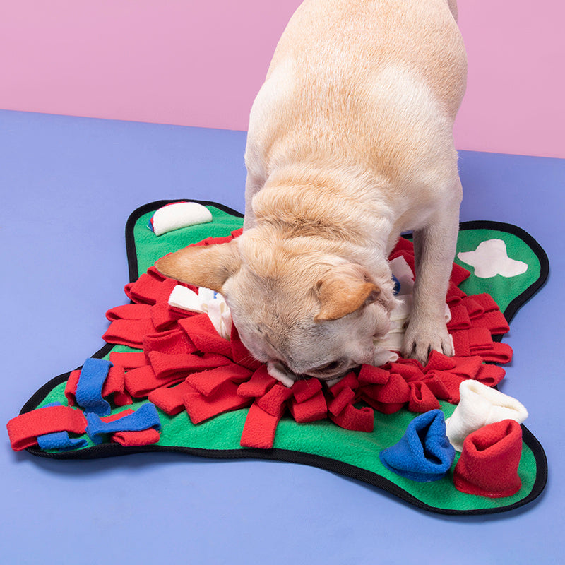 Pet Snuffle Mat For Dogs, Interactive Feed Game For Boredom Pets, Encourages Natural Foraging Skills For Cats Dogs Bowl Travel Use, Dog Treat Dispenser Indoor Outdoor Stress Relief