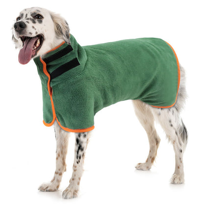 Dog Bathrobe Microfiber Pet Drying Coat for Small Medium and Large Dogs Fast Dry Beach Towel