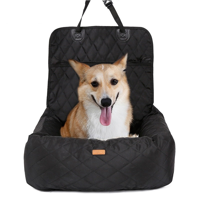 2-in-1 Dog Car Seat & Bed – Foldable, Waterproof & Comfortable